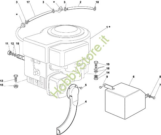 Picture of Motore EF 92C/13,5M Cat.2002 Trattorino