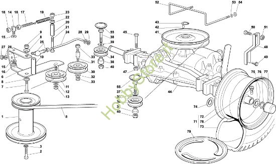 Picture of Trasmissione EF 92C/13,5M Cat.2002 Trattorino