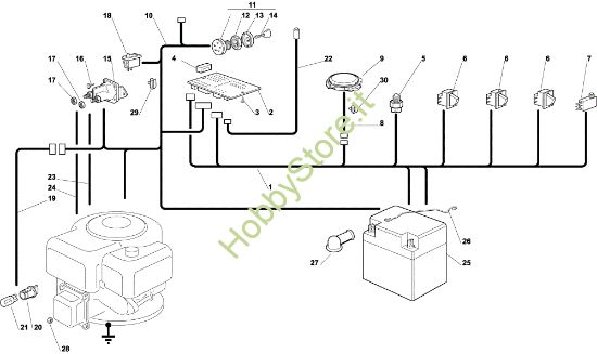 Picture of Parti elettriche EF 92C/13,5M Cat.2002 Trattorino
