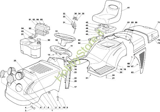 Picture of Carrozzeria EF 92C/13,5H Cat.2002 Trattorino