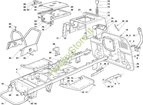 Picture of Telaio EF 102C/17M Trattorino