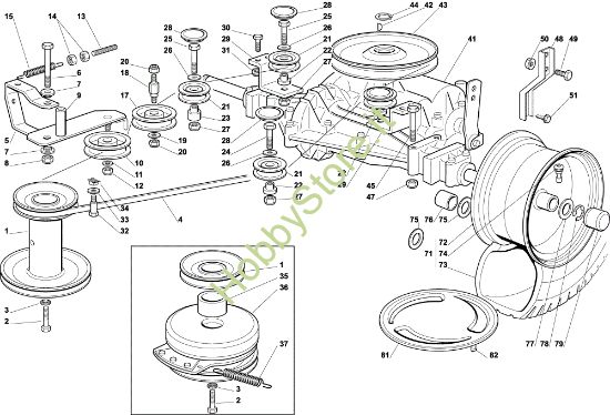 Picture of Trasmissione EF 102C/17M Trattorino