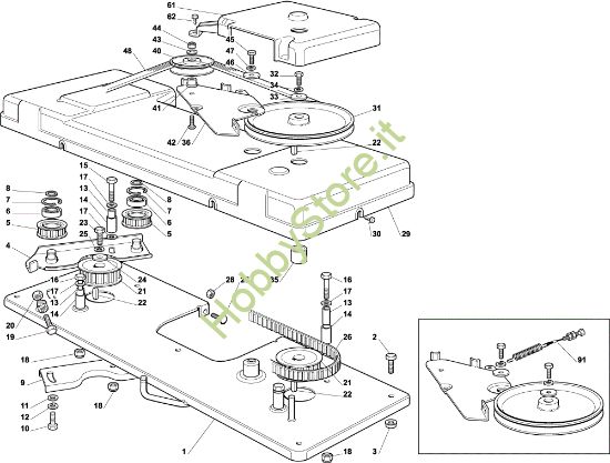 Picture of Piatto di taglio (1) EF 102C/17H Cat.2002 Trattorino