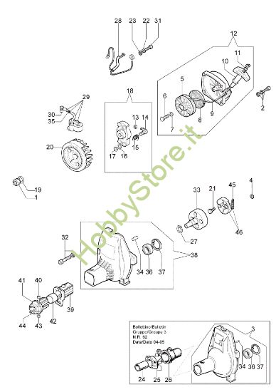 Picture of Avviamento e frizione 8460 Decespugliatore