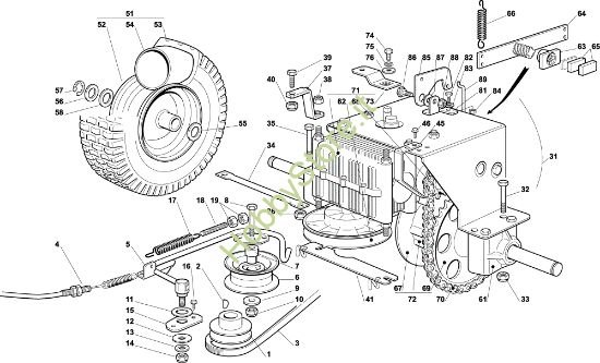 Picture of Trasmissione EF 63C/6,5M Cat.2003 Trattorino