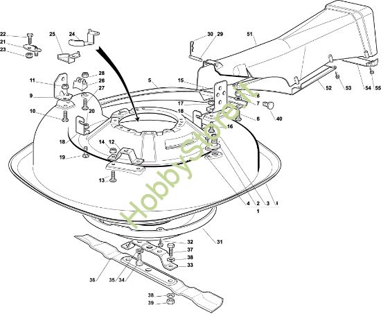 Picture of Piatto di taglio (2) EF 63C/6,5M Cat.2003 Trattorino