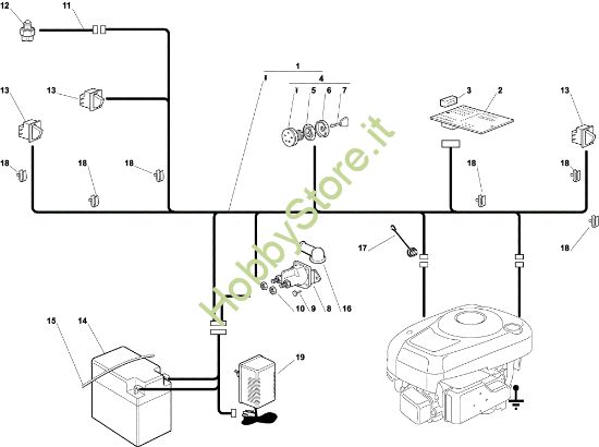 Picture of Parti elettriche EF 63C/6,5M Cat.2003 Trattorino