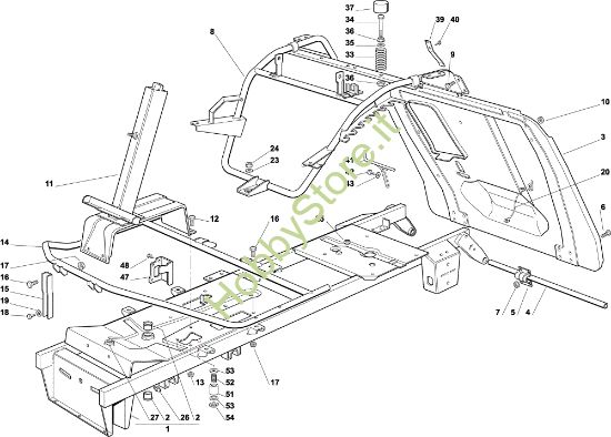 Picture of Telaio EF 72C/12,5H Cat.2003 Trattorino