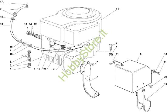 Picture of Motore EF 72C/12,5H Cat.2003 Trattorino