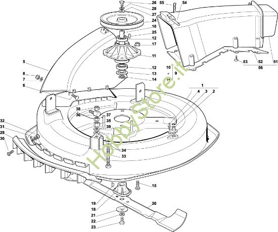 Picture of Piatto di taglio (2) EF 72C/12,5H Cat.2003 Trattorino