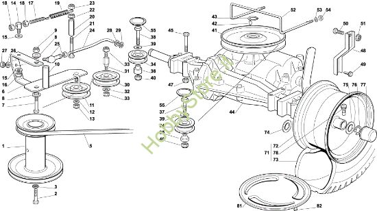 Picture of Trasmissione EF 92C/13,5M Cat.2003 Trattorino