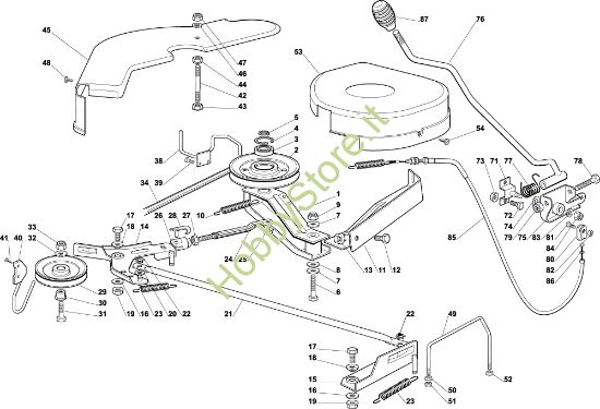 Picture of Piatto di taglio (1) EF 92C/13,5M Cat.2003 Trattorino