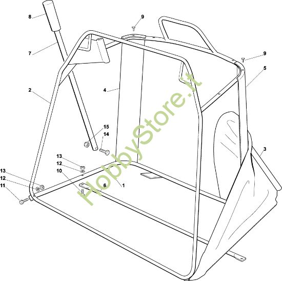 Picture of Sacco (Parte mobile) EF 92C/13,5M Cat.2003 Trattorino
