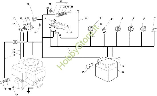 Picture of Parti elettriche EF 92C/13,5M Cat.2003 Trattorino