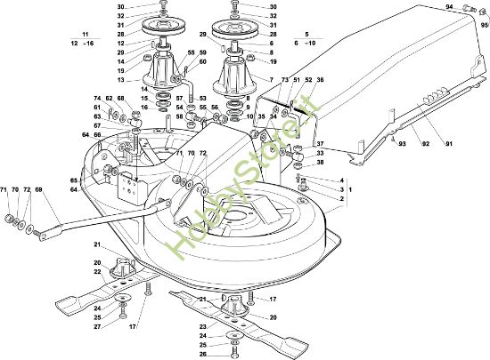Picture of Piatto di taglio (2) EF 92C/13,5H Cat.2003 Trattorino