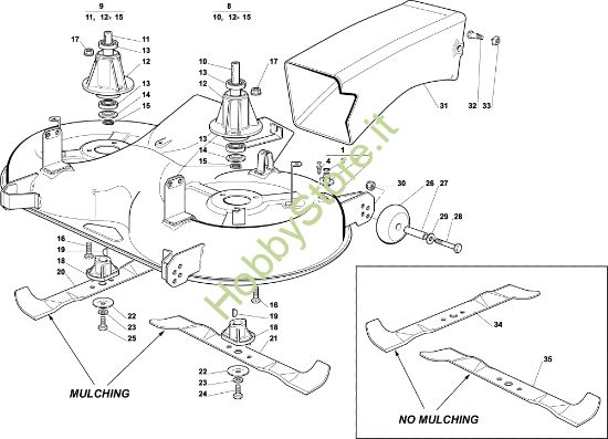 Picture of Piatto di taglio (2) EF 122C/22H Cat.2003 Trattorino