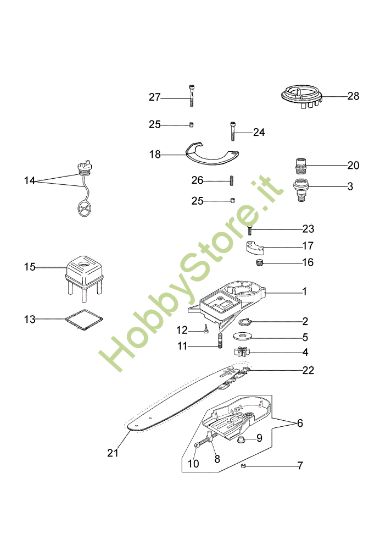 Picture of Esploso completo EP 90  pruner