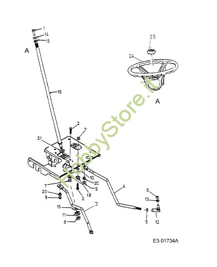 Picture of Sterzo FORMULA 107 H Trattorino