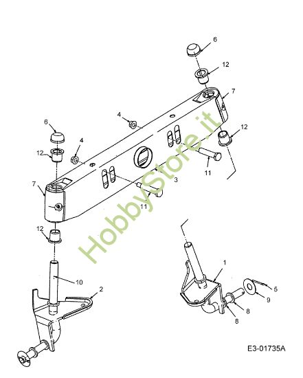 Picture of Assale FORMULA 107 H Trattorino