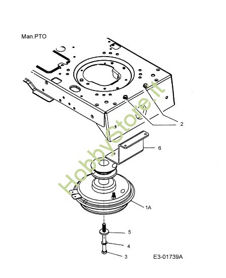 Picture of Frizione FORMULA 107 H Trattorino