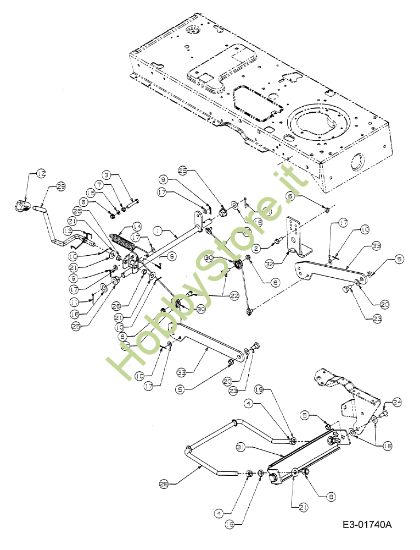 Picture of Sollevamento piatto di taglio FORMULA 107 H Trattorino