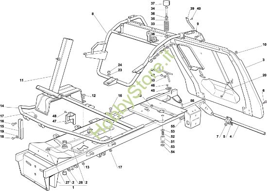 Picture of Telaio EF 72C/12,5H Cat.2004 Trattorino