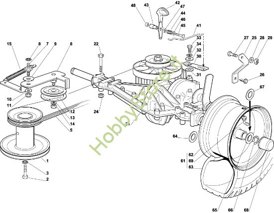 Picture of Trasmissione EF 72C/12,5H Cat.2004 Trattorino