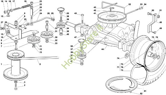 Picture of Trasmissione EF 92C/13,5M Cat.2004 Trattorino