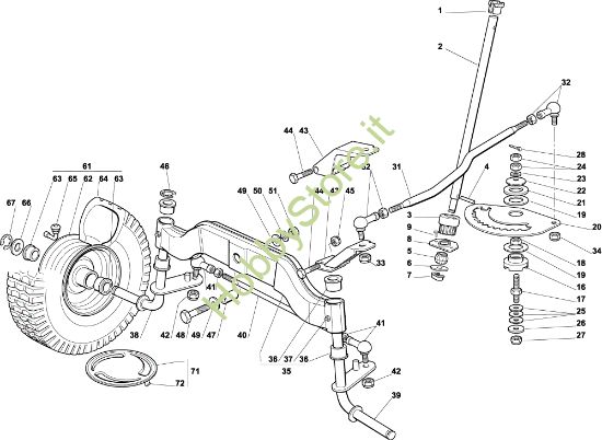 Picture of Sterzo EF 102C/15,5M Cat.2004 Trattorino