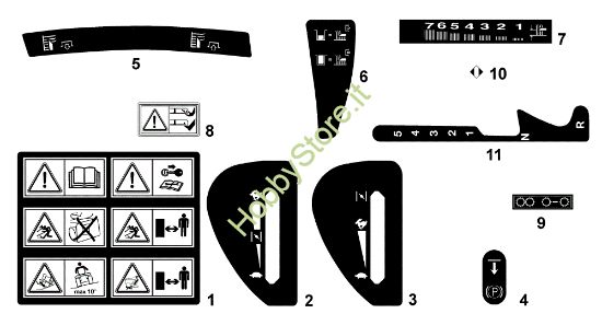 Picture of Etichette EF 102C/15,5M Cat.2004 Trattorino
