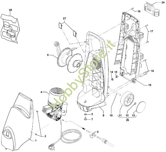 Picture of Carcassa IP 1500 S Idropulitrice