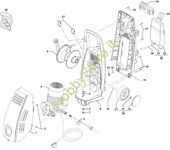 Picture of Carcassa IP 1700 S Idropulitrice