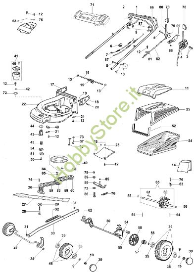 Picture of Esploso (Da giugno '07) AR 48 VBX Plus-Cut Rasaerba