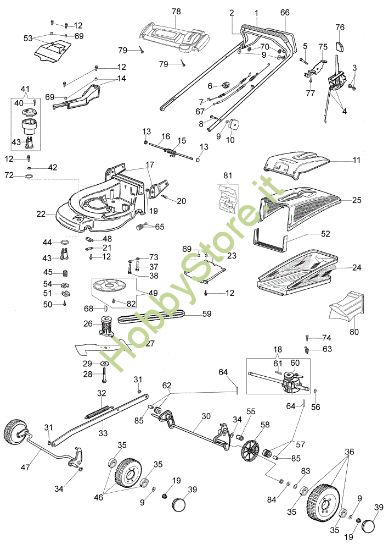 Picture of Esploso (Da giugno '07) AR 53 TBX Plus-Cut Rasaerba