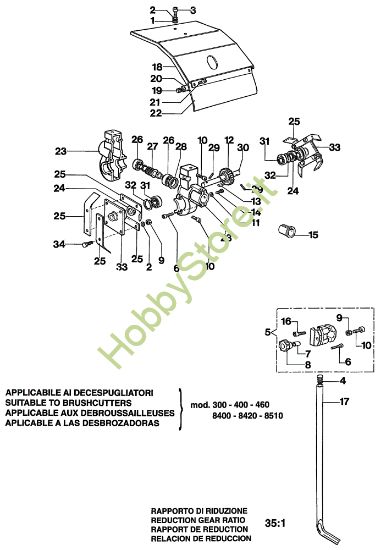 Picture of Esploso completo CULTIVATOR  coltivatore