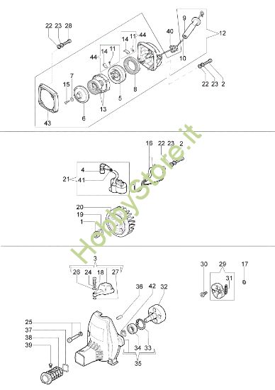 Picture of Avviamento e frizione 8465 Ergo Decespugliatore