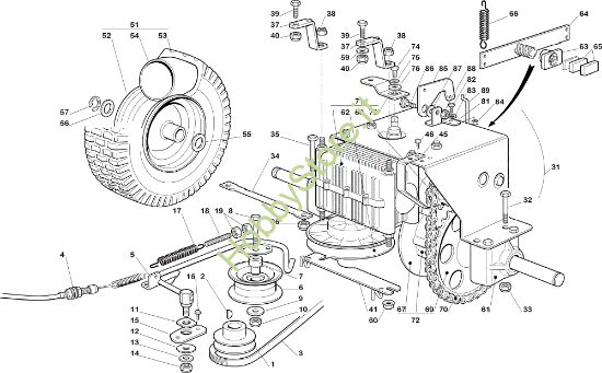 Picture of Trasmissione EF 63C/6,5M Cat.2005 Trattorino