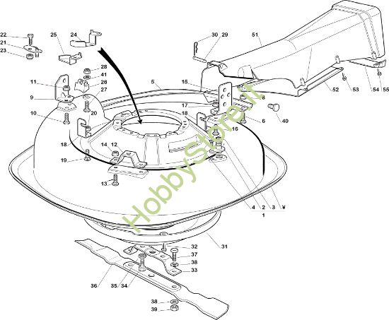 Picture of Piatto di taglio (2) EF 63C/6,5M Cat.2005 Trattorino