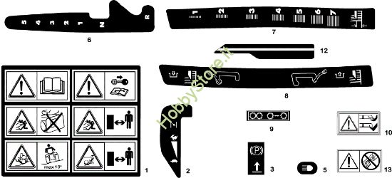 Picture of Etichette EF 92C/13,5M Cat.2005 Trattorino