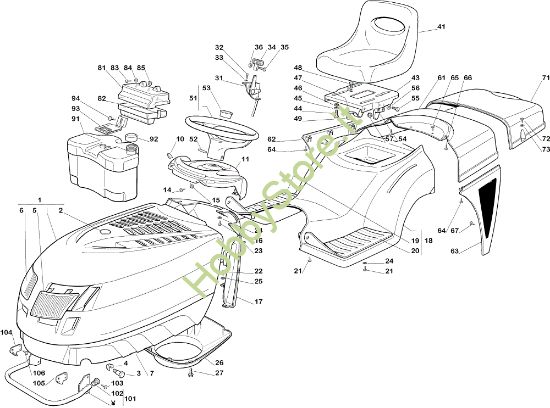 Picture of Carrozzeria EF 92C/13,5H Cat.2005 Trattorino