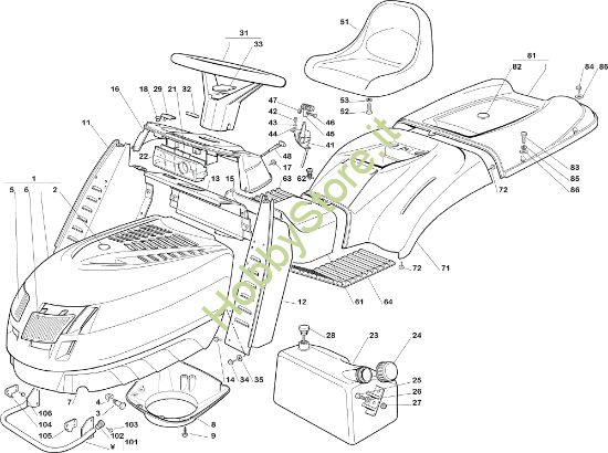 Picture of Carrozzeria EF 102C/15,5M Cat.2005 Trattorino