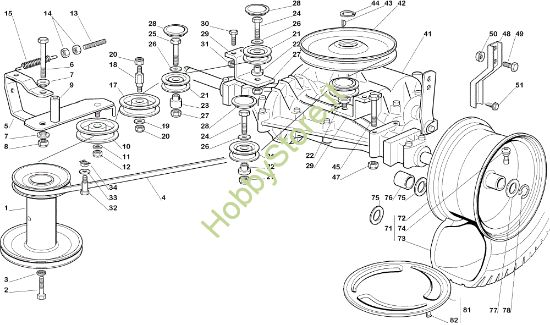Picture of Trasmissione EF 102C/15,5M Cat.2005 Trattorino