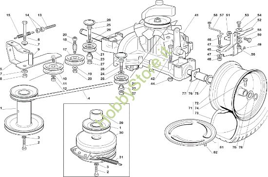 Picture of Trasmissione EF 102C/15,5H Cat.2005 Trattorino