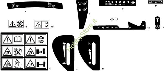 Picture of Etichette EF 102C/15,5H Cat.2005 Trattorino