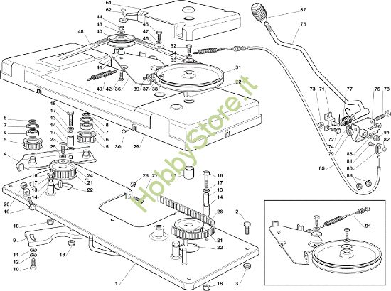 Picture of Piatto di taglio (1) EF 102C/17,5H Cat.2005 Trattorino
