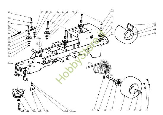 Picture of Assale posteriore EF 104JH/20H Cat.2005 Trattorino