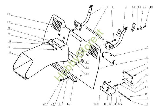 Picture of Raccoglierba EF 124J/20H Cat.2005 Trattorino