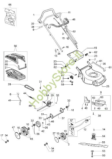 Picture of Esploso 2009 LR 44 TB Rasaerba