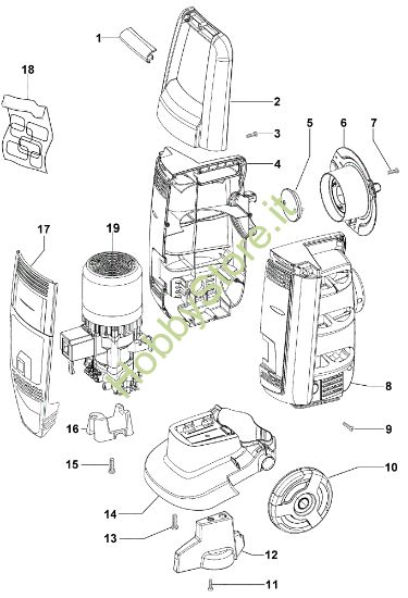 Picture of Carcassa IP 1200 S Idropulitrice