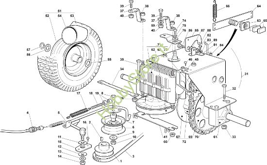 Picture of Trasmissione EF 63C/6,5M Cat.2006 Trattorino